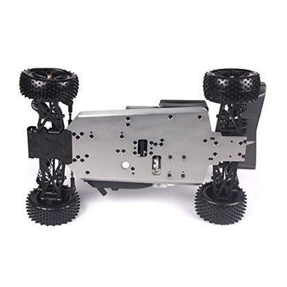 Helixsun VRX RH1006 1/10 Scale High-Speed 2.4GHz 4WD Nitro Off-Road RC Car (Equipped with Force.18 Engine) – Agile Steering, Smooth Riding Regardless of Terrain – RTF/R0080 - color: Blue White