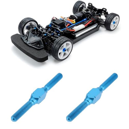 4X Aluminum Alloy Turnbuckle Shaft 3x32mm Blue Compatible with Tamiyas 54249