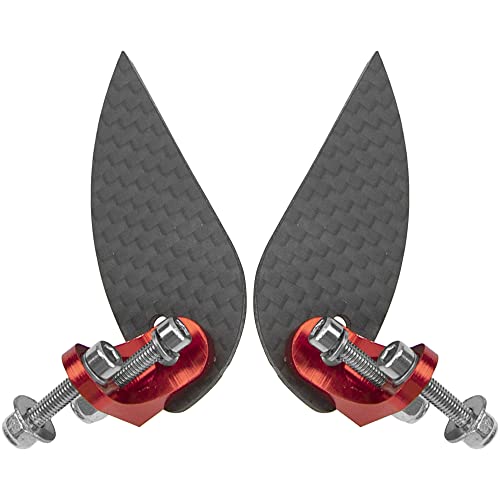 Adjustable Carbon Fiber Turn Fins 65mmx25mm RC Water Knife Compatible with 70-85cm(27.5"-33.4") Electric Nitro Power Remote Control Boats