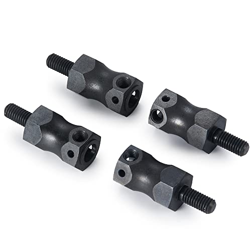 4Pcs RC Wheel Hex Adapter Extenders +15mm for 1/10 Hammer Rey, Lasernut U4 Rock Truck RC Buggy Car