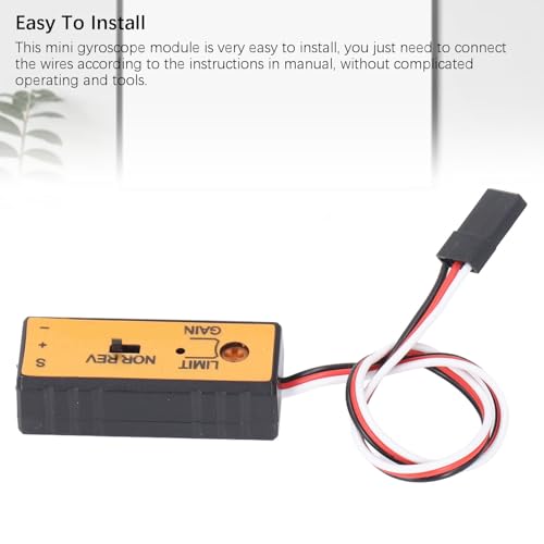 Garosa 4 to 6V RC Car Gyroscope High Stability Axes ABS RC Cars Drift Drive Gyroscope for Car Model Modification, Car Model Repair