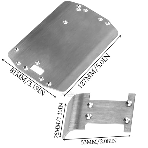 RC Chassis Upgrades Part for 1/18 LaTrax Teton,LaTrax Rally,Stainless Steel Chassis Hops Up,Replace #7522