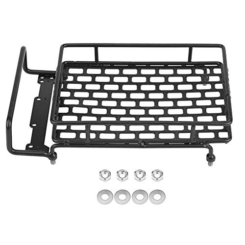 RC Roof Rack Luggage, Model Vehicle Accessory Steel Luggage Tray Roof Rack for 1/10 RC Crawler Car(L)