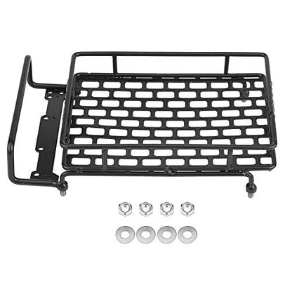 RC Roof Rack Luggage, Model Vehicle Accessory Steel Luggage Tray Roof Rack for 1/10 RC Crawler Car(L)