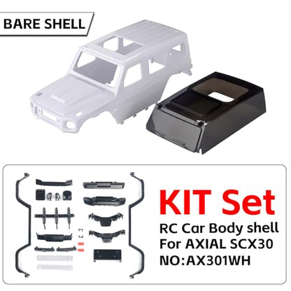 1/30 RC Body Shell for Axial SCX30 Crawler Upgrade Parts (White (DIY Available)) - color: White (Diy Available)