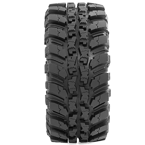 STMU 2.2'' RC Rubber Crawler Rock Tires OD 136mm/5.3'' with Foam Insert for 1/8 1/10 RC Crawler Car SCX10 TRX4 TRX6 GEN7/8 2.2'' Beadlock Rims (Tires)