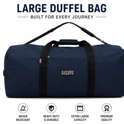 Heavy Duty Cargo Duffel Large Sport Gear Drum Set Equipment Hardware Travel Bag Rooftop Rack Bag - color: Navy, size: 21" x 10" x 9"