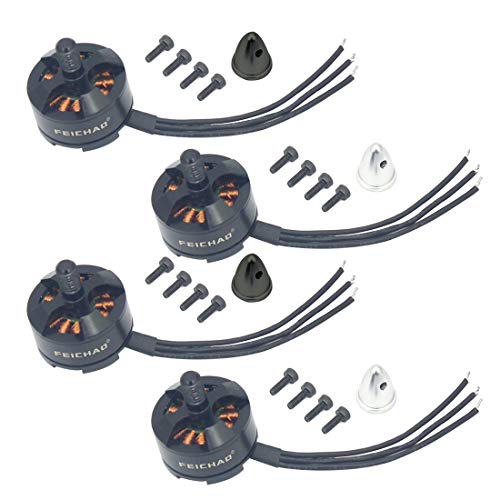 4Pcs / 1Piece 2204 2300KV Brushless Motor CCW CW for DIY Mini Multirotor Quadcopter 210 250 270 Robotcat Racing Drone (2Pcs CW + 2Pcs CCW)