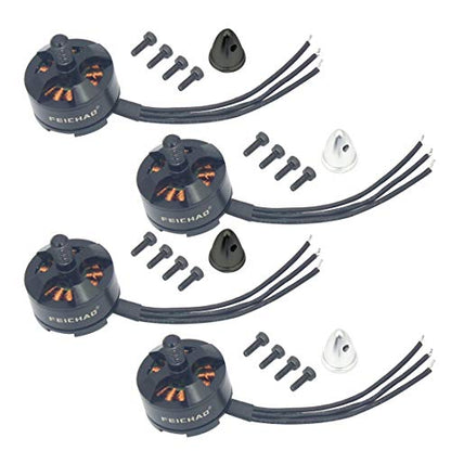 4Pcs / 1Piece 2204 2300KV Brushless Motor CCW CW for DIY Mini Multirotor Quadcopter 210 250 270 Robotcat Racing Drone (2Pcs CW + 2Pcs CCW)