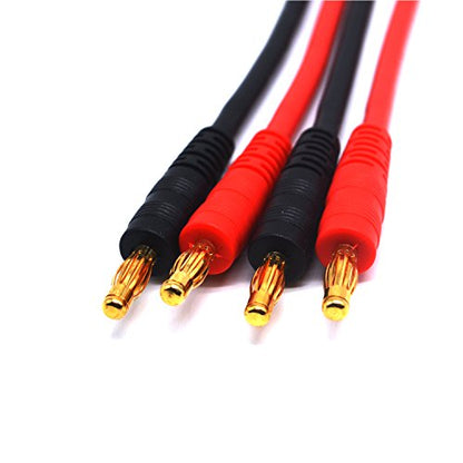 5 Pack XT60 to 4.0mm Banana Plug Balance Charge Cable Adapter Connectors for RC Helicopter Quadcopter XT60 Lipo Battery Plug Charge 12awg