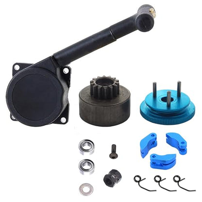 RC Pull Starter R020 & RC 14T Clutch Bell Shoes Bearings Gear Flywheel Assembly Kit Springs Cone Engine Nut