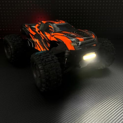 LSG RC Headlight Taillight for 1/16 Tra-xxas Mini Maxx Small X Brushless 2S | LED Front Rear Light Set Rc 4Wd Electric Bigfoot Off-Road Vehicle Upgrades Parts