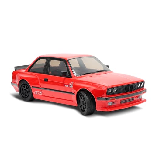 HNR Werewolf 1/10 Scale 4WD Brushless RC Race and Drift Car, 60A ESC, 3300KV Motor, 2.4G Remote, LED Lights, Racing and Drift Tires (red) - color: Red