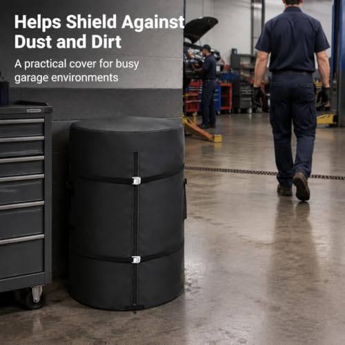 Tire Cover, Heavy Duty Waterproof Spare Tire Storage Bag - 35 Inch Diameter Tires Covers for Trucks, SUVs, RVs, Campers, Trailers (Black) - size: 35" Dia x 49" H