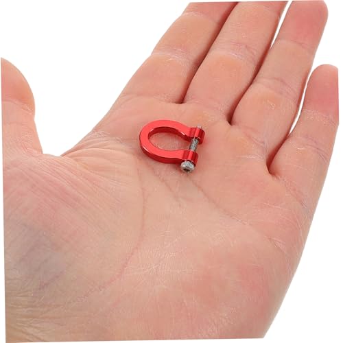 SOLUSTRE Aluminum Alloy Tow Hook Set for Rc Crawler Car Strong Model Towing Shackle Simple Installation Versatile Design