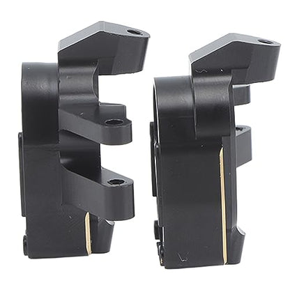 2 Pcs 1/10 RC Crawler Car Front Portal Axles Steering Knuckles for Axial Capra SCX10 III