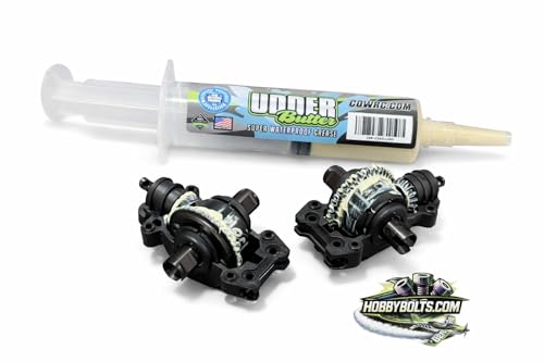 CowRC Udder Butter Waterproof RC Grease, 40 ml Syringe, Precision Applicator for Gears, Bearings, Axles, Differentials, Hobbies, Off-Road. Cow RC