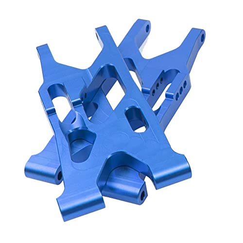 ShareGoo Metal Front & Rear Suspension Arms A-Arms Set Compatible with 1/10 Losi Tenacity TT Pro 4WD SCT DB Pro Course Truck Lasernut ULTRA4 U4 Buggy,Replace of LOS234016 LOS234017 (Blue)