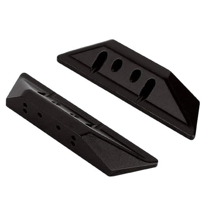 Aluminum Rock Sliders Pedal Side Plate for 1/18 RC Crawler Redcat Ascent-18 Upgrade (Black) - color: Black