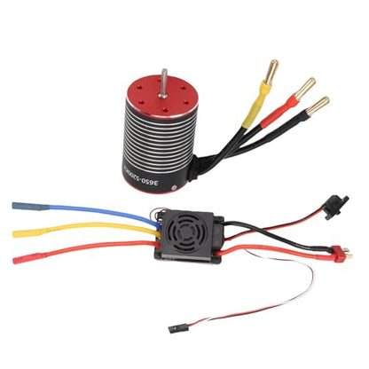 60A Brushless ESC 5.8V3A BEC Optimized Performance for HPI RC Car Brushless Motor and ESC Combo Set (5200kv) - size: 5200kv
