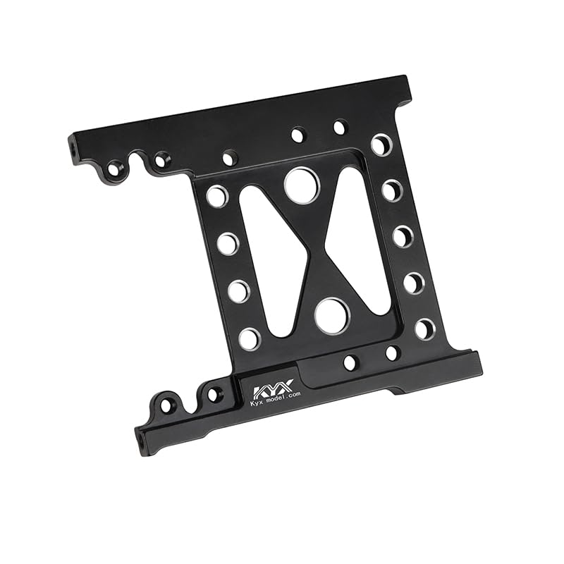 KYX Racing Aluminum Cross Member Bracket Fixed Seat Chassis Brace Upgrades Parts Accessories for 1/10 RC Crawler Car Axial SCX10 PRO