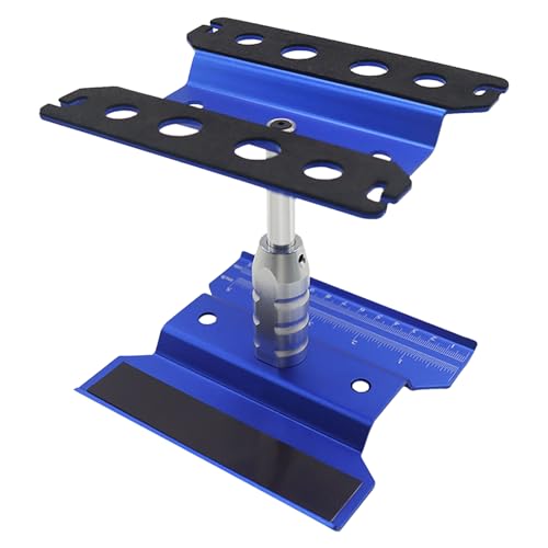 RC Car Stand RC Repair Stand 360 Degree Rotation Lift or Lower for Traxxas Arrma Redcat Axial RC4WD HSP Losi 1/8 1/10 1/12 1/16 Scale RC Crawler Car Truck Buggies (Navy Blue) - color: Navy Blue