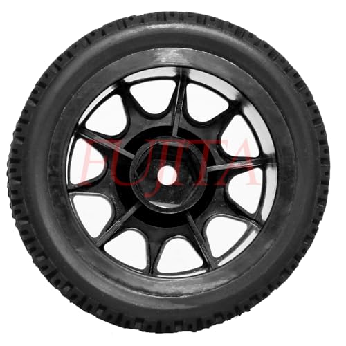 fujita 1/10 RC ON-Road Rubber Racing Tire Rim 68mm OD for 1/10 RC Rally Car Tamiya XV01 XV02 TT02 PTG HSP RGT Kyosho FAZER MK2 PTG （Black A） - color: Black a