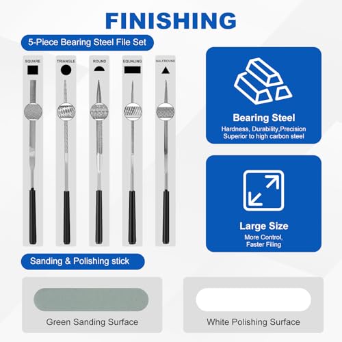 3D Printer Tools Kit - 58PCS 3D Printer Accessories 3D Printing Tool Kit with Nozzle Cleaning Kit, Deburring Tool, Scraper, Files, Carving Knife, Tweezers – 3D Print Tools for FDM/SLA/Bambu lab - style: 58pcs 3D Printing Tool Kit with Deburring Tool