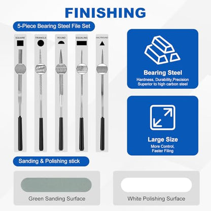 3D Printer Tools Kit - 58PCS 3D Printer Accessories 3D Printing Tool Kit with Nozzle Cleaning Kit, Deburring Tool, Scraper, Files, Carving Knife, Tweezers – 3D Print Tools for FDM/SLA/Bambu lab - style: 58pcs 3D Printing Tool Kit with Deburring Tool