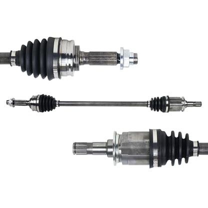 Rear CV Axle Shaft Assembly Set FWD & AWD & 4WD Compatible with Mitsubishi Eclipse Cross 2013-2022 L4 1.5L/2.4L, Outlander Sport 2011-2022 L4 2.0L/2.4L, Outlander 2008-2022 L4 2.4L - size: NCV10155_NCV10154/Pair
