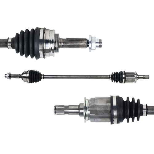 Rear CV Axle Shaft Assembly Set FWD & AWD & 4WD Compatible with Mitsubishi Eclipse Cross 2013-2022 L4 1.5L/2.4L, Outlander Sport 2011-2022 L4 2.0L/2.4L, Outlander 2008-2022 L4 2.4L - size: NCV10155_NCV10154/Pair