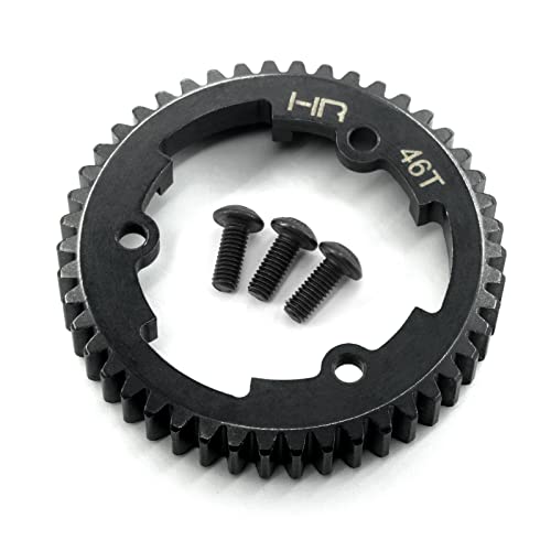 6448 46T 1 Mod Hardened Steel Spur Gear for Traxxas 1/10 E-Revo 2.0 VXL 1/5 X-Maxx Maxx 1/7 XO-1 (46T) - color: 46T