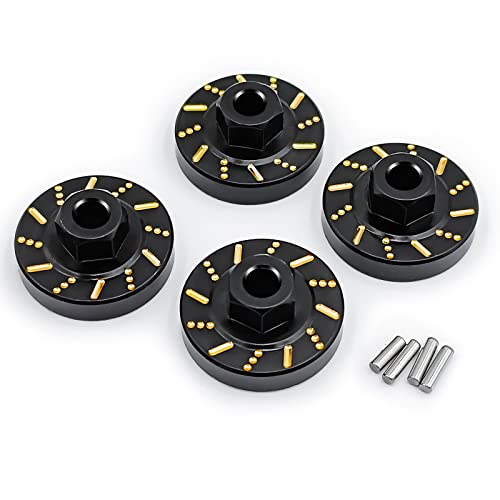 Wheel Hex Hub Extension Adapter for Axial SCX24 TRX4M | 1/24 1/18 RC Crawler Car Upgrade Brass Spacer