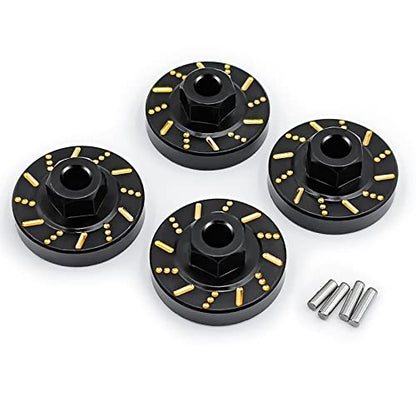 Wheel Hex Hub Extension Adapter for Axial SCX24 TRX4M | 1/24 1/18 RC Crawler Car Upgrade Brass Spacer