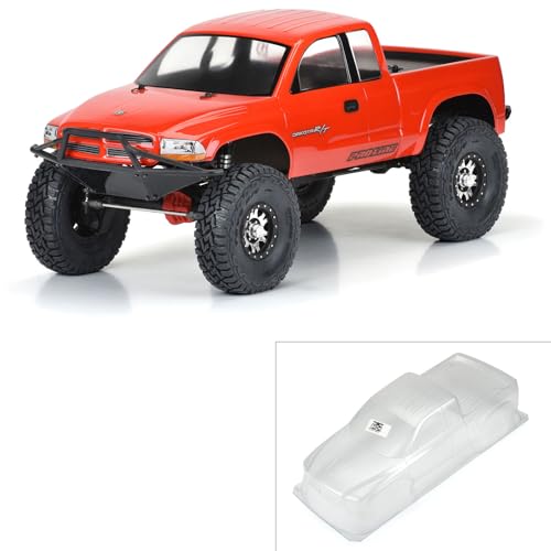 Pro-Line Racing 1997 Dodge Dakota Clear Body for 12.3” 313mm Wheelbase Scale Crawlers PRO362000