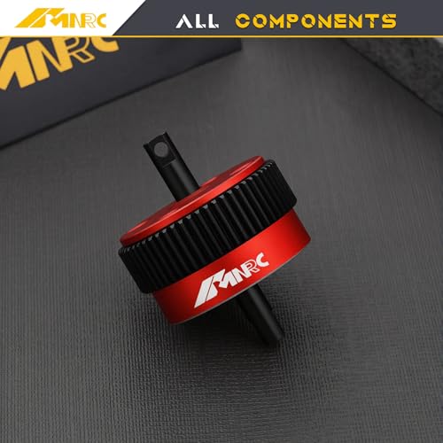 Alloy Transmission Differential Diff Gear Kit 2380 for 1/10 Slash Stampede Rustler Bandit F-150 Raptor 2WD Series Upgrade Part Red - color: Red