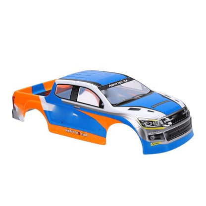 ciciglow 1/10 Scale RC Car Body Shell Painted Precut Universal 26cm Wheelbase for Pickup Truck – Durable PVC Modification Body for RC Car Model (Blue) - color: Blue