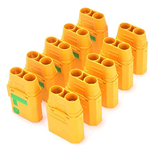 FLY RC 5 Pairs Amass XT90S XT90-S XT90 Connector Anti-Spark Male Female Motor Adapter for Battery ESC and Charger Lead for RC Car Truck - style: XT90-S Connector