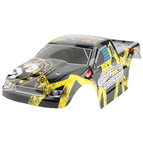 9300E RC Car Yellow Shell Body Cover PX9300-23 Accessories Spare Parts for 9300 9300E 1:18 RC Monster Trucks Vehicle - color: Yellow