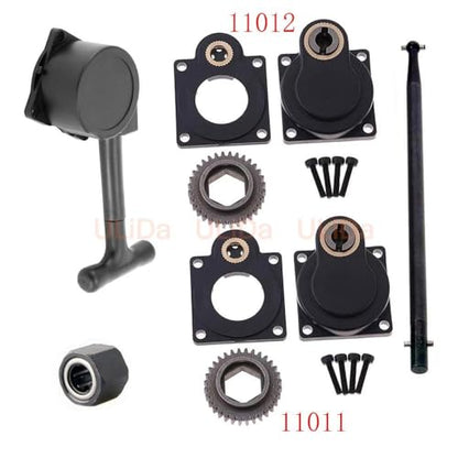 for Nitro Engine Electric Drill Starter Cover 11011 11012 11003 Shaft Rod R025 Bearing R020 Handle Pull for SH 16 18 21 28 RC Car(One Set) - size: One set