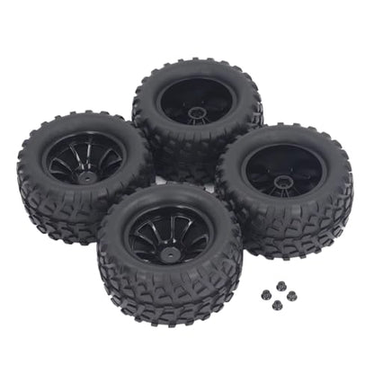 Rc Accessories for Axial for Hsp for Redcat for Hpi 10 1/10 Hole Wheel Hub RC Car Tires 12mm Hex Truck Wheels