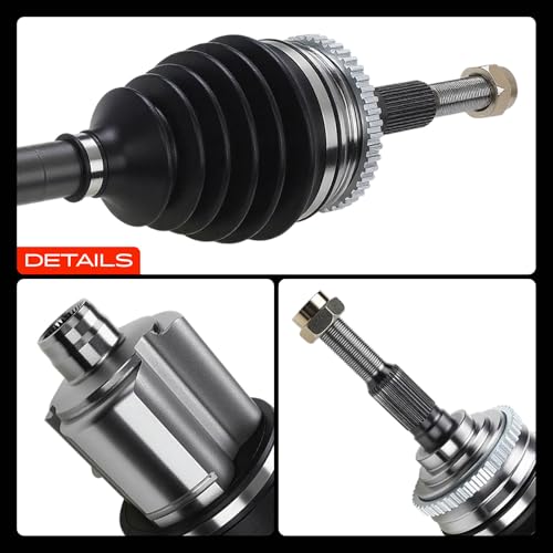 A-Premium Front Driver or Passenger Side CV Axle Shaft Assembly | Compatible with Chevrolet Cavalier & Pontiac Sunfire 1995-2005 2.2L 2.3L 2.4L, w/ 4-Speed Automatic Transmission Only