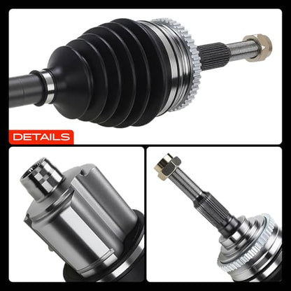 A-Premium Front Driver or Passenger Side CV Axle Shaft Assembly | Compatible with Chevrolet Cavalier & Pontiac Sunfire 1995-2005 2.2L 2.3L 2.4L, w/ 4-Speed Automatic Transmission Only