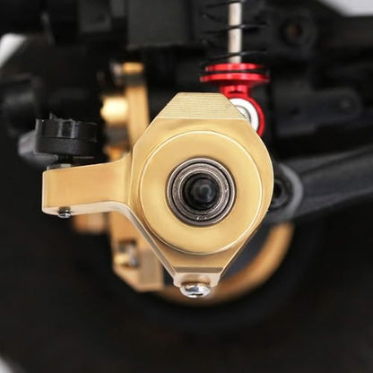 INJORA Brass Steering Knuckles for 1/24 RC Crawler Axial SCX24 AXI90081