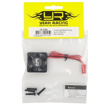 Yeah Racing Tornado High Speed Cooling Fan 30 x 30mm for Motor Heat Sink #YA-0180