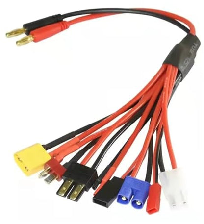 for Plug for EC3 for XT60 Male Female Adapter Connector with 14AWG Silicone Wire/Heat Shrink Tubes for RC for FPV Drone Lipo RC Car Repair Kit