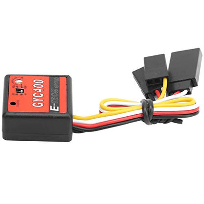 GYC400 Mini RC Gyroscope Module Drift Drive Control Gyro Stabilizer for Remote Control Car Model Plastic 2.3x2.3x1cm 15g