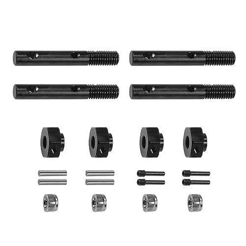 Thicker UTB10 Portal Stub Axles Harden Steel Capra Drive Shaft 1/10 Scale Accessories for RC Rock Crawler Axial Capra 1.9 SCX10 III Upgrades(2 Set(4Pcs)) - color: 2 Set(4pcs)
