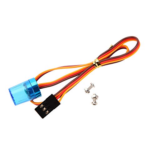 LED Strobing Rotating Flashing Light 9x15mm Lamp for RC Model Police Firefighting Ambulance Car Truck Lighting (Blue) - color: 9x15mm, Blue
