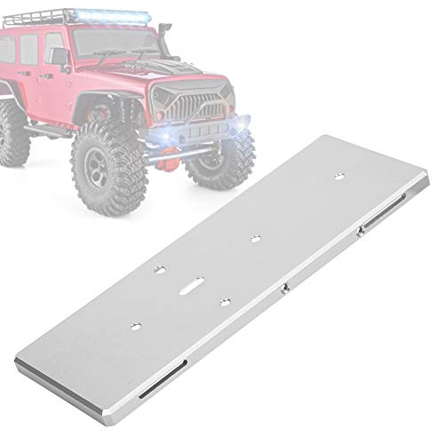 RC Battery Tray with Screw, Aluminum Alloy Replacement for RGT EX86100 1/10 RC Car, Lightweight and Durable Battery Mount for RC Vehicle (Silver 680022S) - color: Silver 680022s
